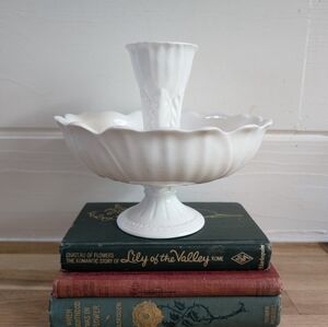 Hard To Find Vintage One Horn Lefton Epergne